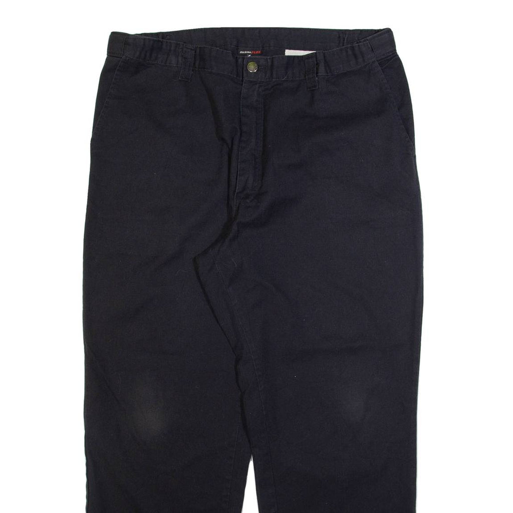 DICKIES Mens Trousers Black Regular Straight W36 L29