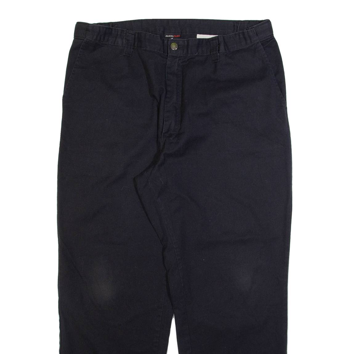 DICKIES Mens Trousers Black Regular Straight W36 L29