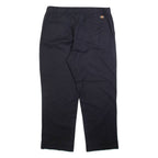 DICKIES Mens Trousers Black Regular Straight W36 L29