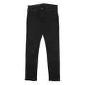 ARMANI EXCHANGE Mens Jeans Black Slim Skinny Denim W33 L31 Zip Cotton Blend