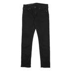 ARMANI EXCHANGE Mens Jeans Black Slim Skinny Denim W33 L31 Zip Cotton Blend