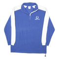 NFL Mens Blue & White Colts Polyester Blend Jacket XL Zip Sportswear