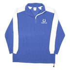 NFL Mens Blue & White Colts Polyester Blend Jacket XL Zip Sportswear