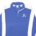 NFL Mens Blue & White Colts Polyester Blend Jacket XL Zip Sportswear