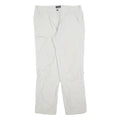 SCHOFFEL Womens Polyester Blend White Regular Straight Trousers W36 L32 Outdoor