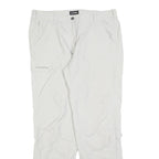 SCHOFFEL Womens Polyester Blend White Regular Straight Trousers W36 L32 Outdoor