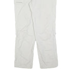 SCHOFFEL Womens Polyester Blend White Regular Straight Trousers W36 L32 Outdoor