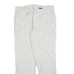 SCHOFFEL Womens Polyester Blend White Regular Straight Trousers W36 L32 Outdoor