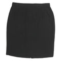 LUISA SPAGNOLIA Womens Black Straight Knee Length Polyester Skirt M Classic