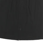 LUISA SPAGNOLIA Womens Black Straight Knee Length Polyester Skirt M Classic