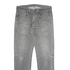 LEVI'S Mens Regular Fit Grey Denim Jeans W34 L31 Classic Zip Cotton Blend