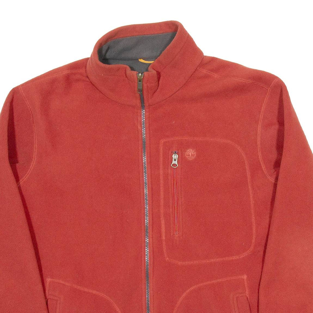 TIMBERLAND Womens Fleece Jacket Orange M