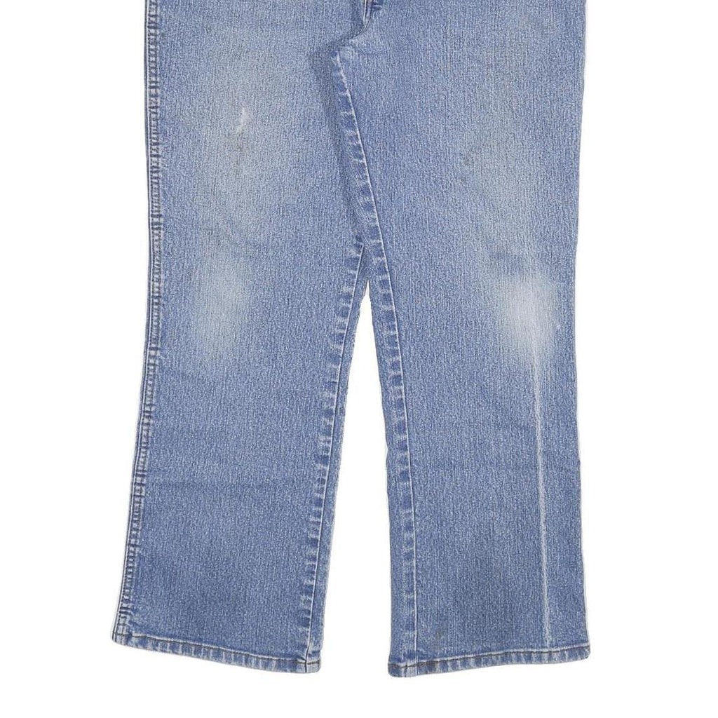 DICKIES Mens Jeans Blue Regular Straight Denim Medium W38 L30 Workwear Zip