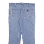 DICKIES Mens Jeans Blue Regular Straight Denim Medium W38 L30 Workwear Zip