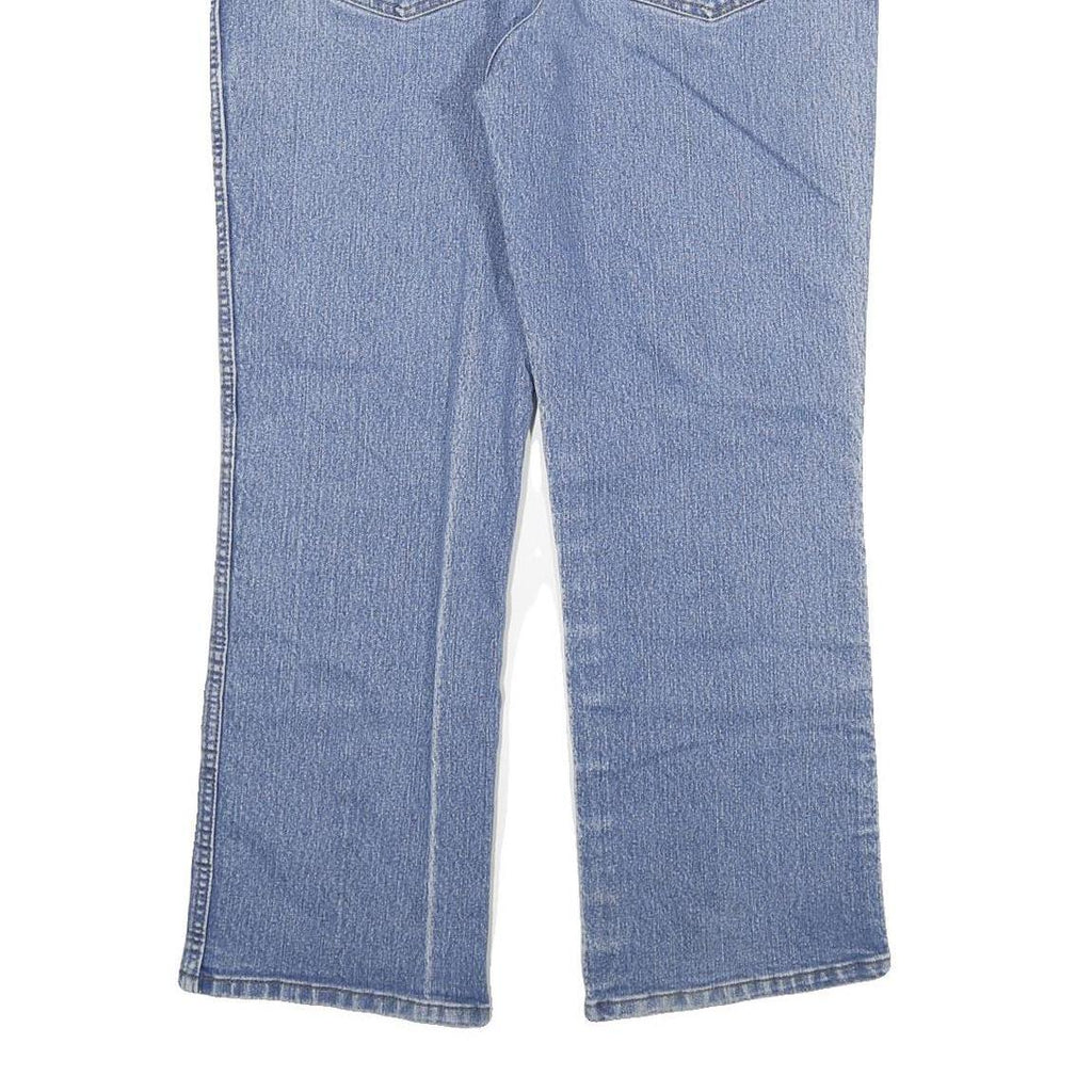 DICKIES Mens Jeans Blue Regular Straight Denim Medium W38 L30 Workwear Zip