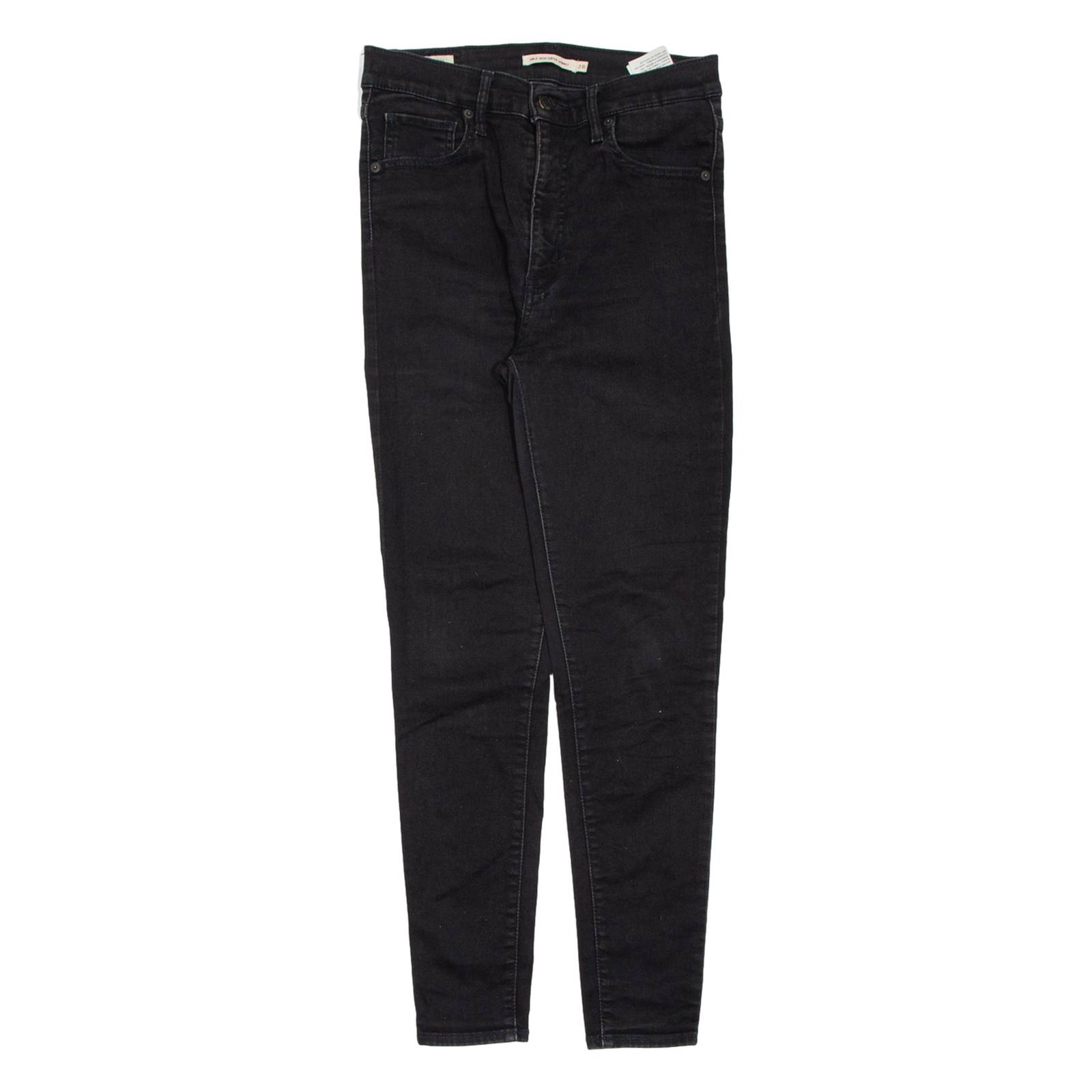 LEVI'S Mile High BIG E Womens Jeans Black Slim Skinny W28 L28