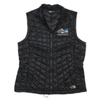 THE NORTH FACE Womens Black Quilted Jacket L Polyester Blend Zip Lightweight