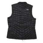 THE NORTH FACE Womens Black Quilted Jacket L Polyester Blend Zip Lightweight
