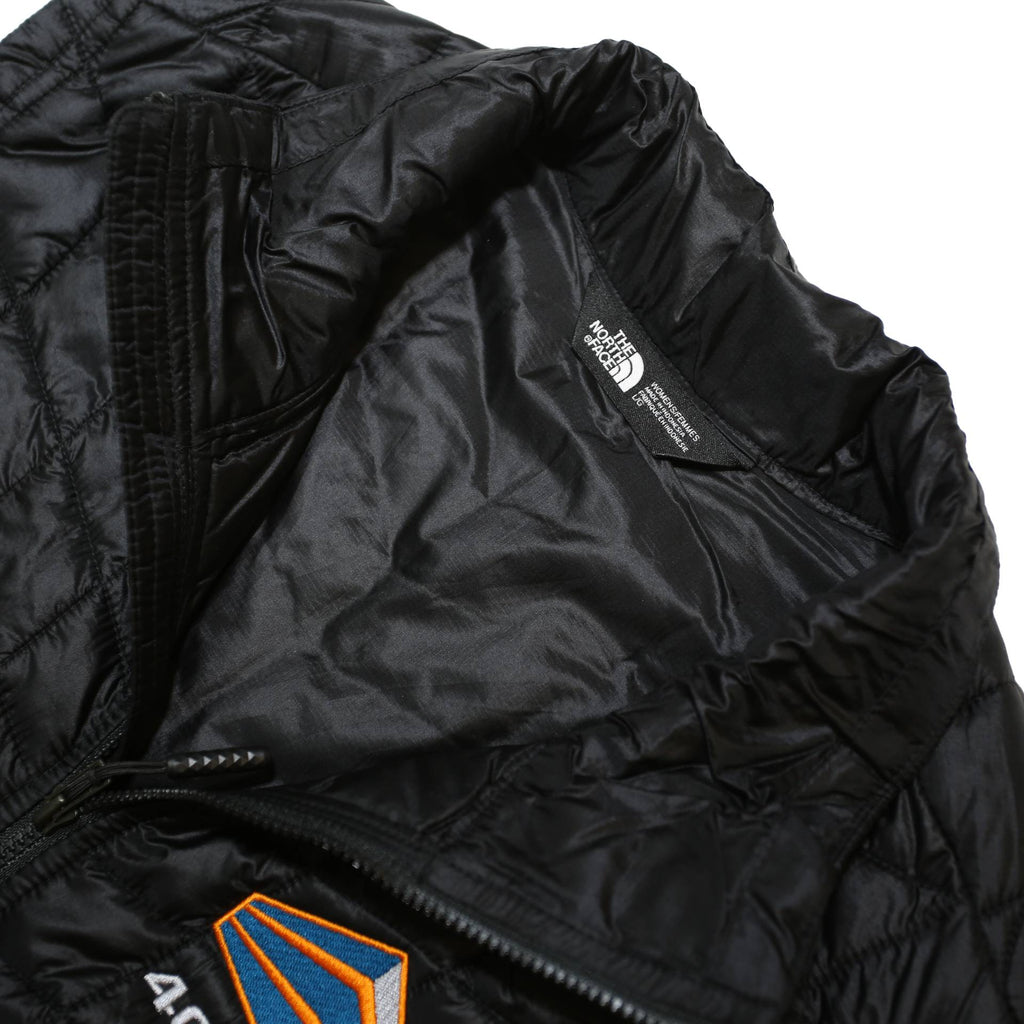 THE NORTH FACE Womens Black Quilted Jacket L Polyester Blend Zip Lightweight