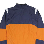ASICS Mens Navy & Orange Zip Jacket XL Polyester Blend Colourblock Sportswear