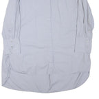 ZARA Womens Light Blue Oversized Shirt Long Sleeve Collared Cotton Blend XL