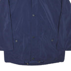 DANIEL HECHTER Mens Navy Blue Outdoor Jacket L Polyester Plain Zip Casual