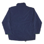 DANIEL HECHTER Mens Navy Blue Outdoor Jacket L Polyester Plain Zip Casual