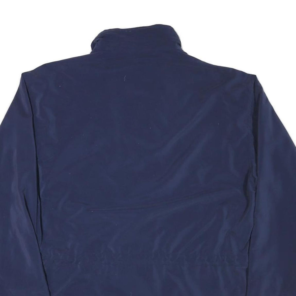 DANIEL HECHTER Mens Navy Blue Outdoor Jacket L Polyester Plain Zip Casual