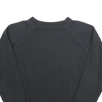 REEBOK Womens Black Classic Crew Neck M Cotton Blend Sweatshirt Pullover