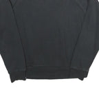 REEBOK Womens Black Classic Crew Neck M Cotton Blend Sweatshirt Pullover