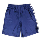 ADIDAS Mens Shorts Blue Sporting Casual Polyester L W32 3-Stripes Logo