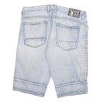ALTERNATIVE LAB Mens Shorts Blue Casual Denim 2XL W38 Relaxed Fit Light Wash