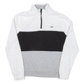 DKNY Womens Sweatshirt Grey 1/4 Zip M