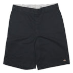 DICKIES Mens Black Casual Shorts XL W40 Loose Fit Cotton Blend