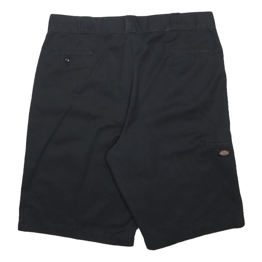 DICKIES Mens Black Casual Shorts XL W40 Loose Fit Cotton Blend