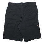 DICKIES Mens Black Casual Shorts XL W40 Loose Fit Cotton Blend