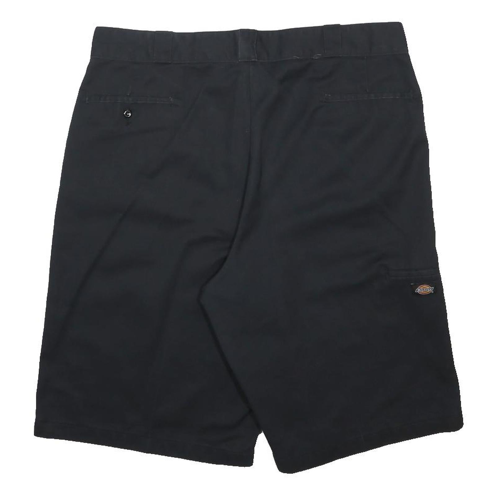 DICKIES Mens Black Casual Shorts XL W40 Loose Fit Cotton Blend