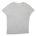 TOMMY HILFIGER Mens Grey Crew Neck Short Sleeve Logo T-Shirt L Cotton Blend