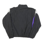 AUGUSTA Mens Black & Purple Lady Diamondbacks Sports Track Jacket L Polyester