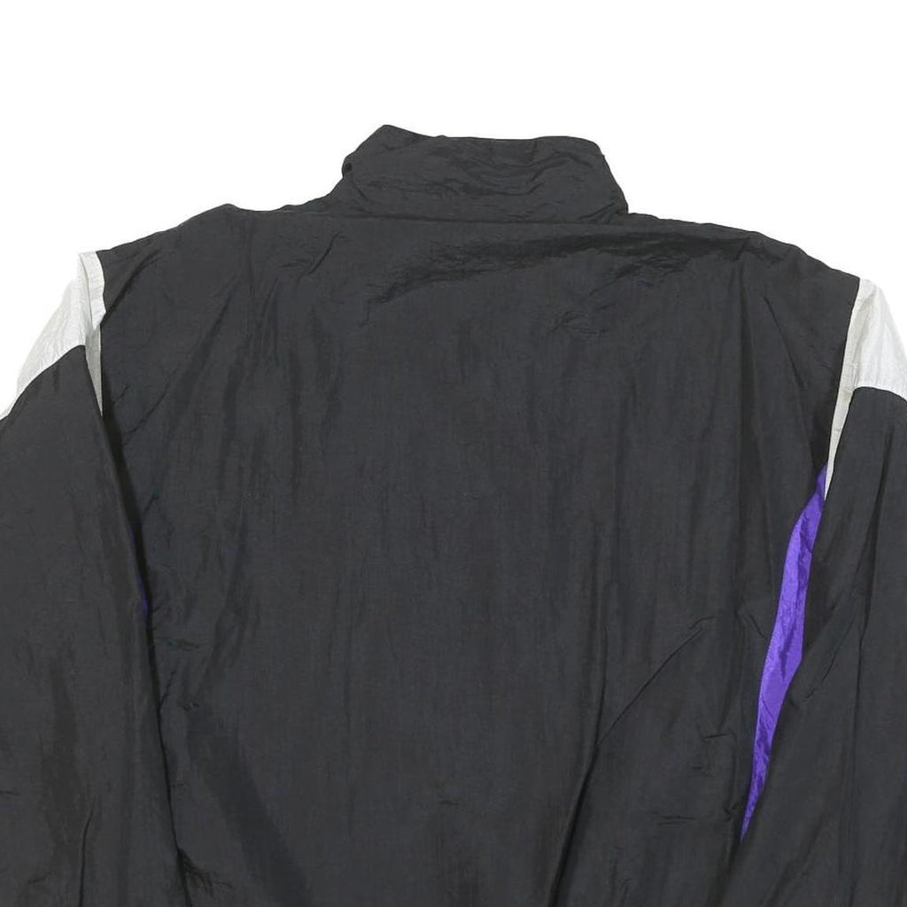 AUGUSTA Mens Black & Purple Lady Diamondbacks Sports Track Jacket L Polyester