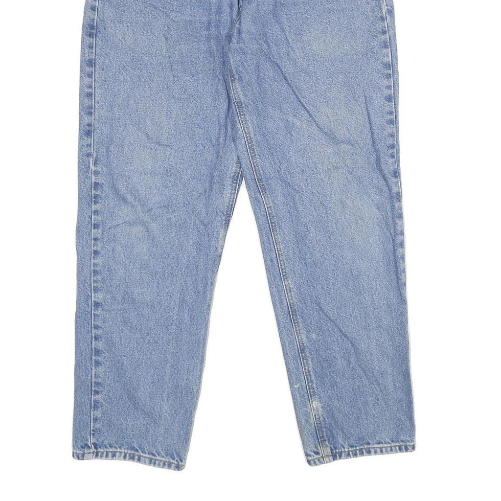 CARHARTT Mens Regular Fit Blue Denim Jeans W36 L30 Classic Zip Cotton