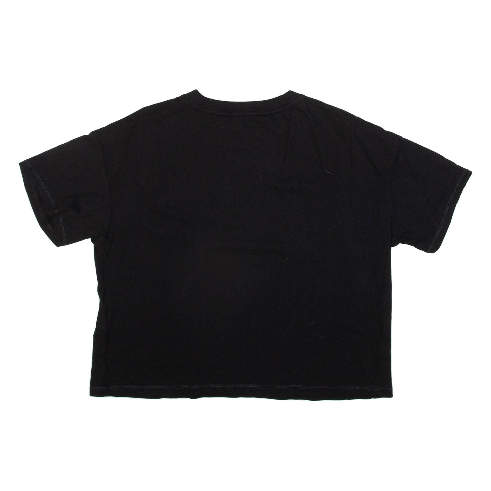 DKNY Cropped Womens T-Shirt Black L