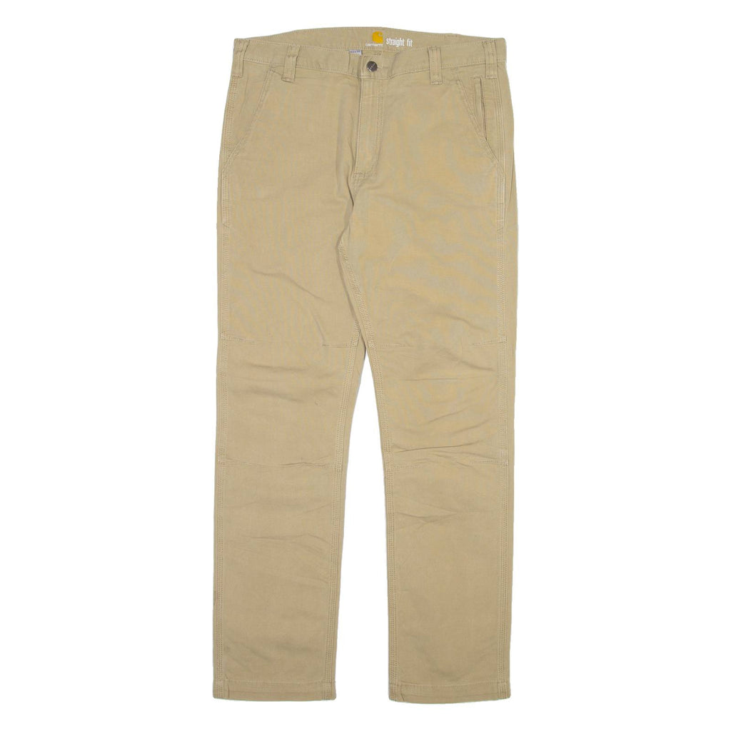 CARHARTT Mens Trousers Beige Regular Straight W33 L30