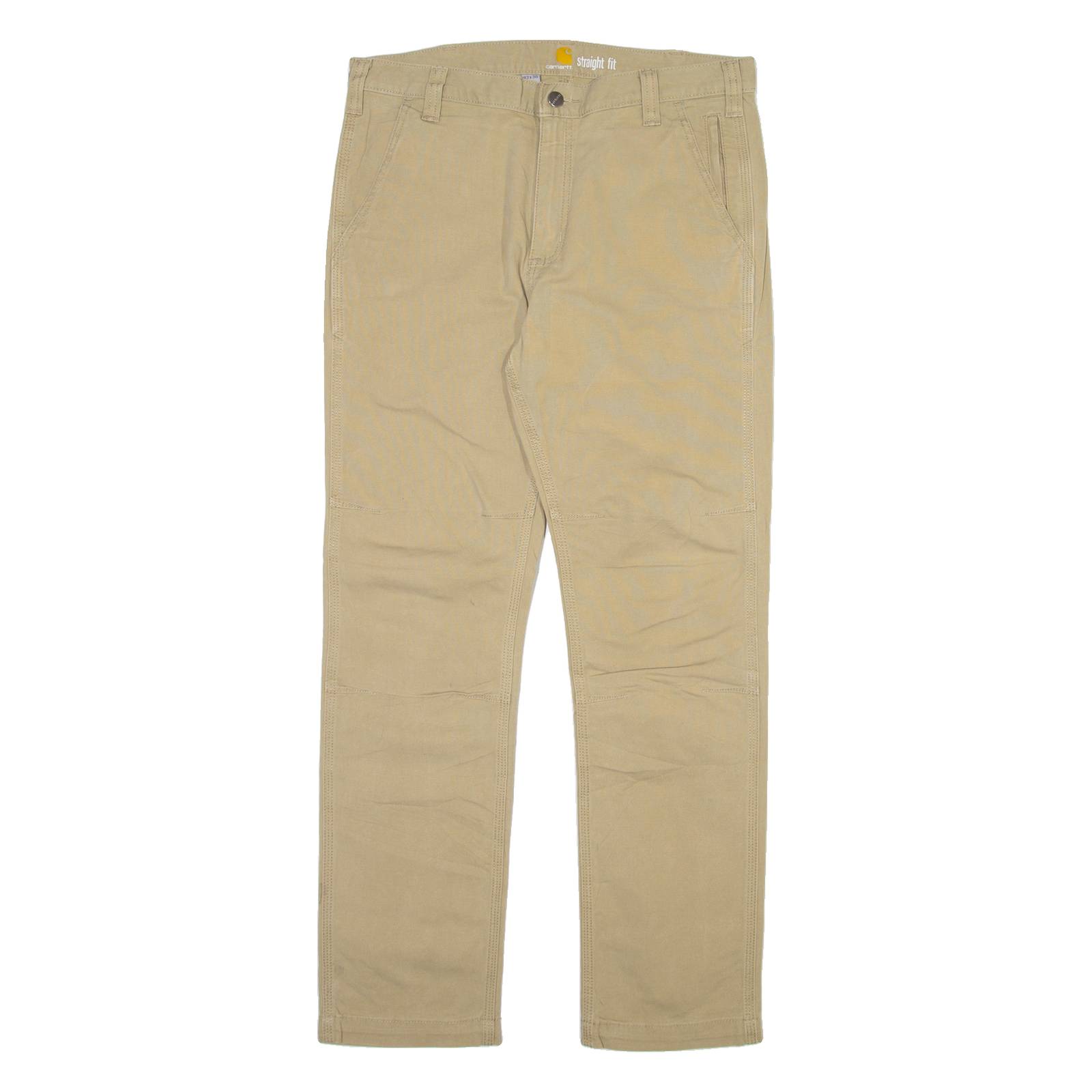 CARHARTT Mens Trousers Beige Regular Straight W33 L30