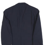 MCGREGOR Mens Navy Blue Wool Blend Classic Jacket M Button Plain Formal
