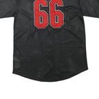 NBA Womens Black Chicago Bulls Baseball Jersey S Short Sleeve V-Neck Sportswear