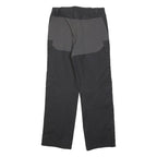 JACK WOLFSKIN Mens Polyester Black & Grey Regular Straight Trousers W28 L30