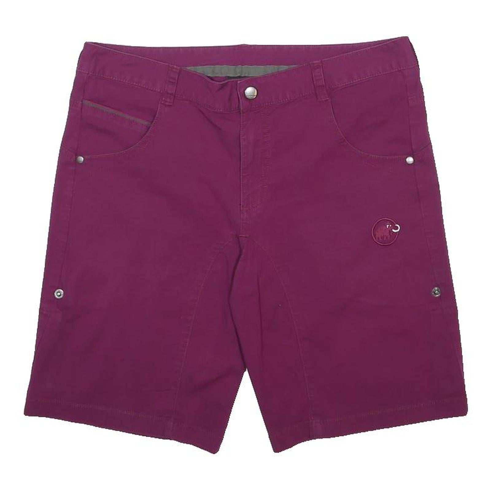 MAMMUT Womens Shorts Purple Casual UK 16 W34 Cotton Blend Comfortable