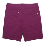 MAMMUT Womens Shorts Purple Casual UK 16 W34 Cotton Blend Comfortable