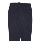 BILLBLASS Womens Slim Navy Blue Cotton Blend Zip Trousers W34 L27 Casual